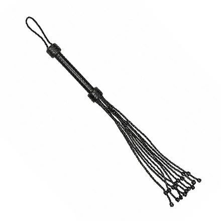 Ouch Short Leather Braided Flogger - Image 3
