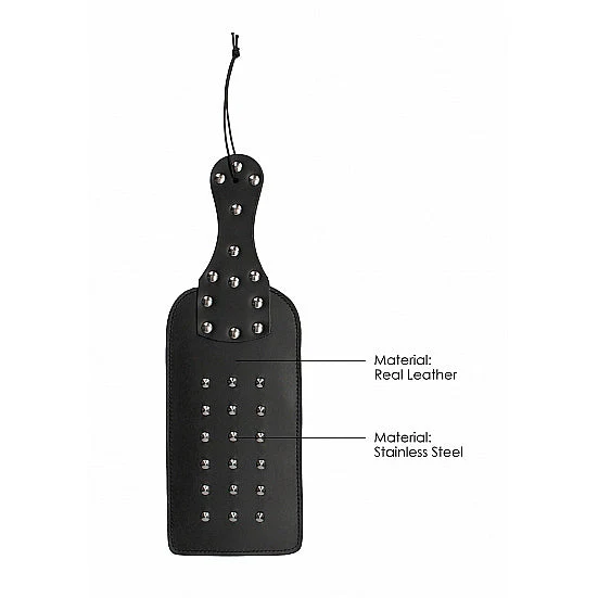 Ouch Leather Studded Paddle - Image 3