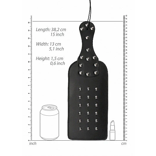 Ouch Leather Studded Paddle - Image 4