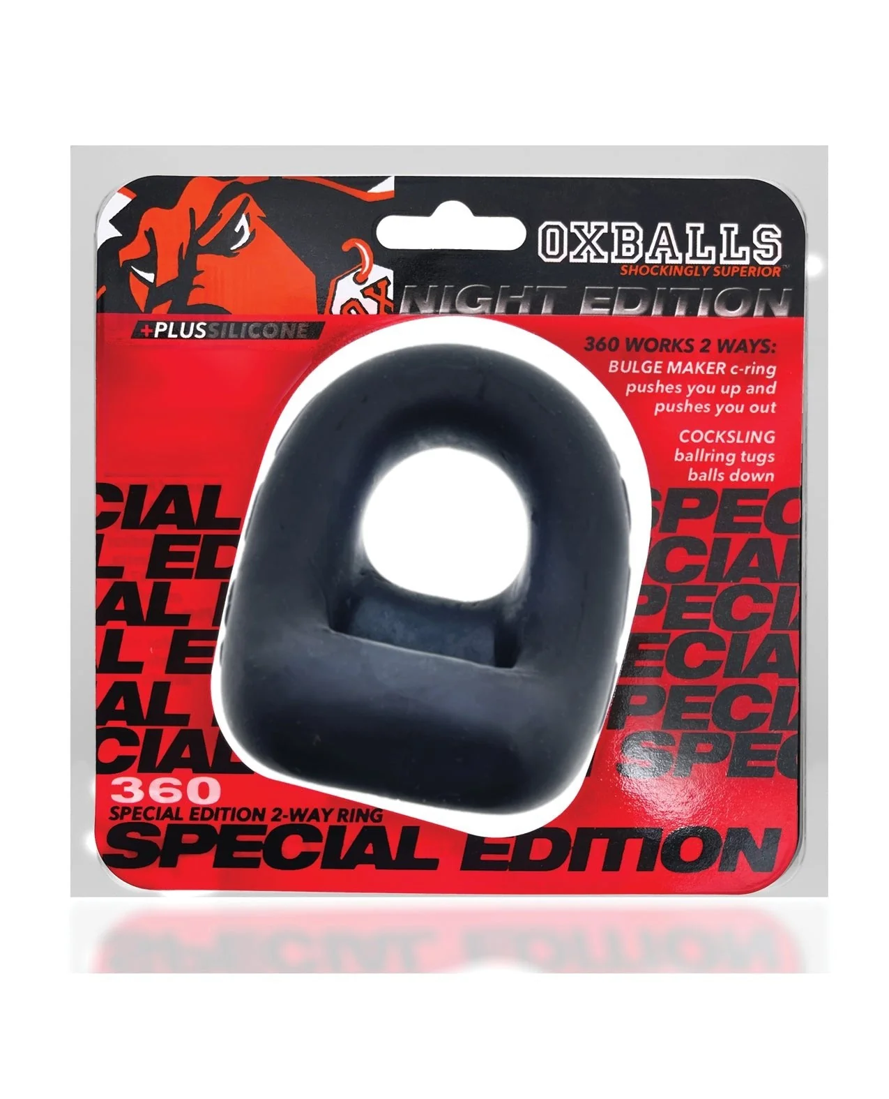 Oxballs 360 Cock Ring & Ballsling Special Edition - Night - Image 5