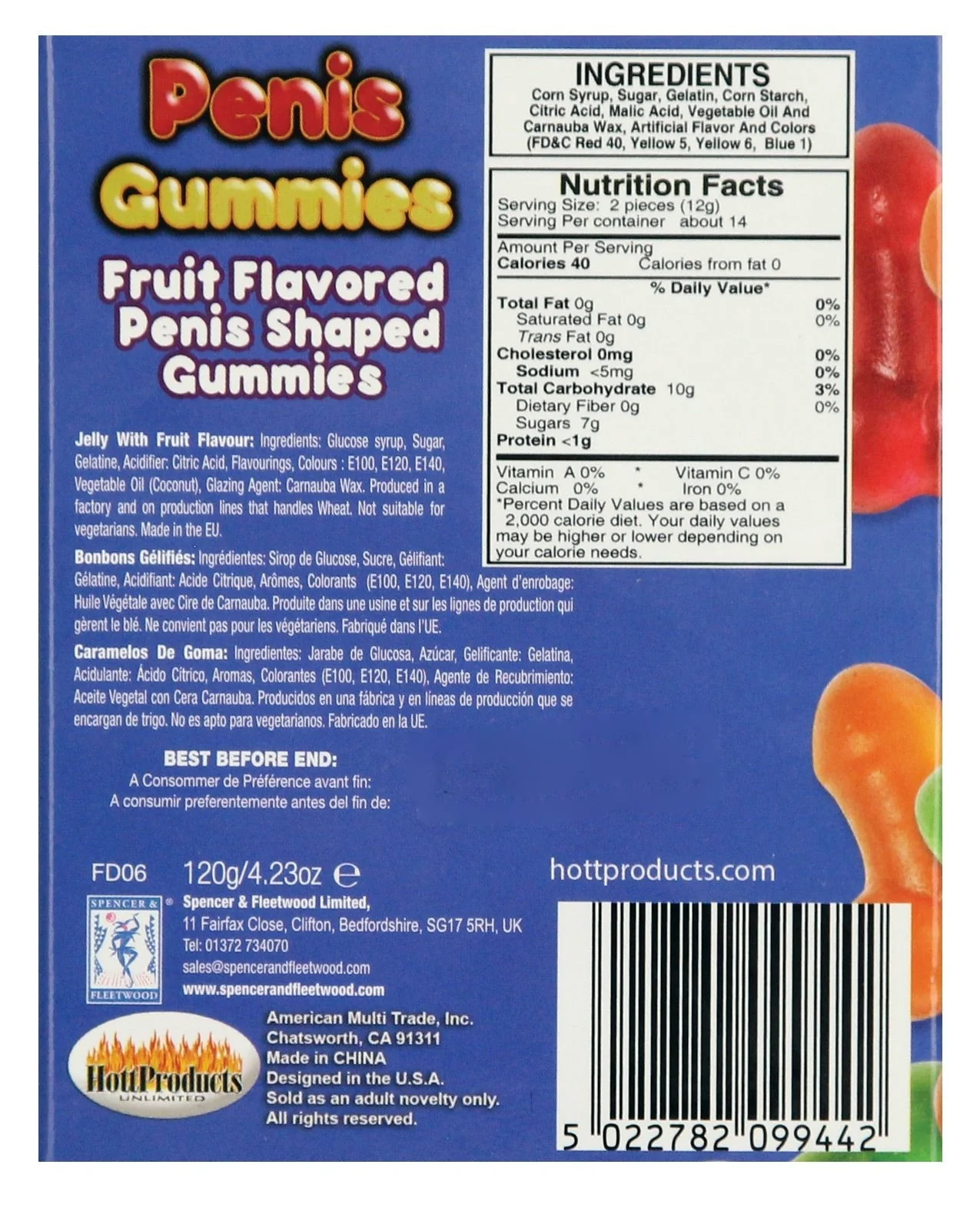Penis Gummies Candy - 5.35 oz. - Image 3