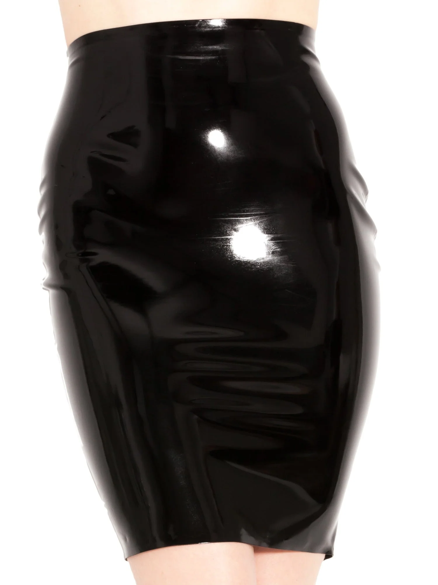 Pink Latex/Rubber Gemima Skirt - Image 4