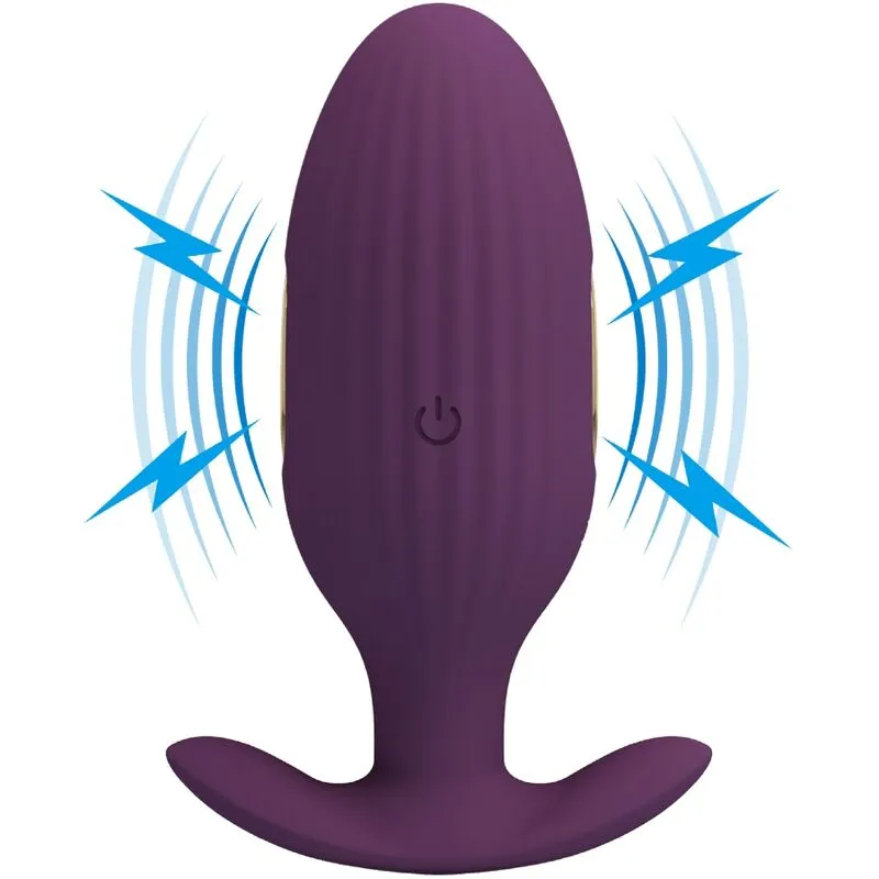 Plug Anal Électrique Violet Télécommande Sans Fil - Image 17