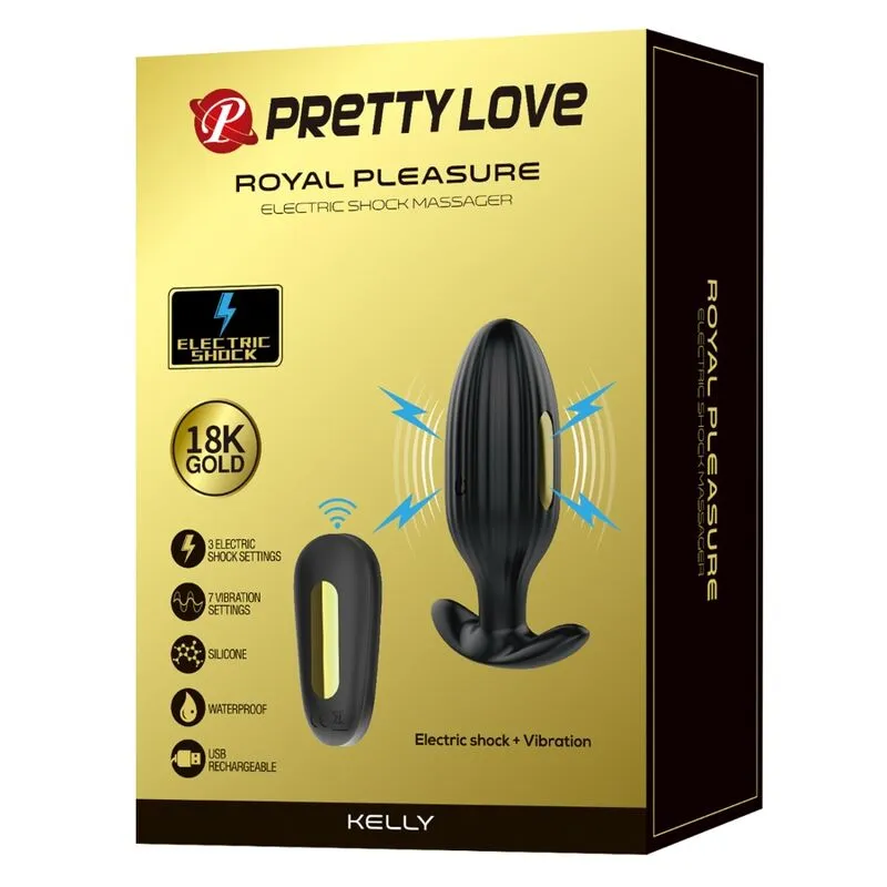 Plug Anal Silicone Noir Vibrations Électriques - Image 2