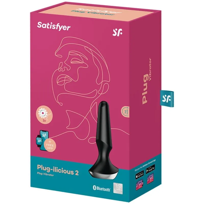 Plug Anal Vibrant Silicone Contrôle Application - Image 2
