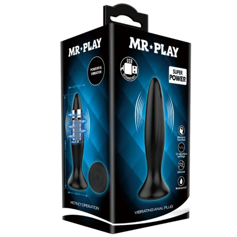 Plug Anal Vibrant Silicone Imperméable - Image 2