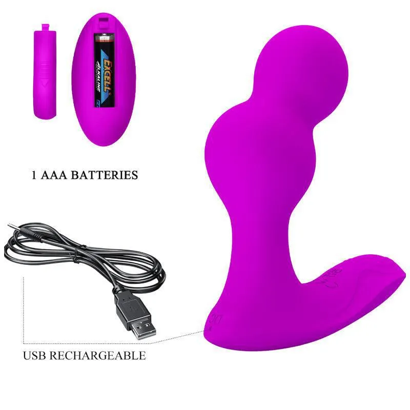 Plug Anal Vibrant Télécommandé Silicone Étanche - Image 3