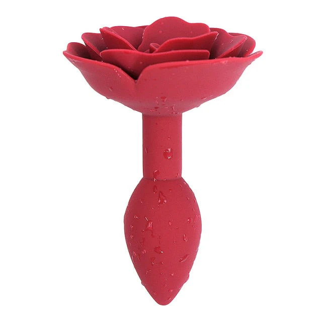 Romantic Rose Silicone Butt Plug G-bliss O-maker - Image 2