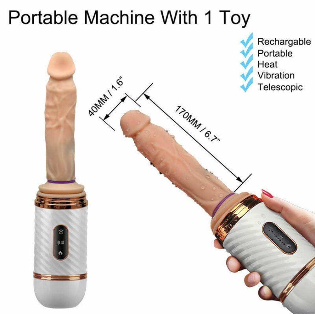 LUSTY AGE Remote Control Heating Telescopic Automatic Sex Machine G-bliss O-maker Toy - Image 12