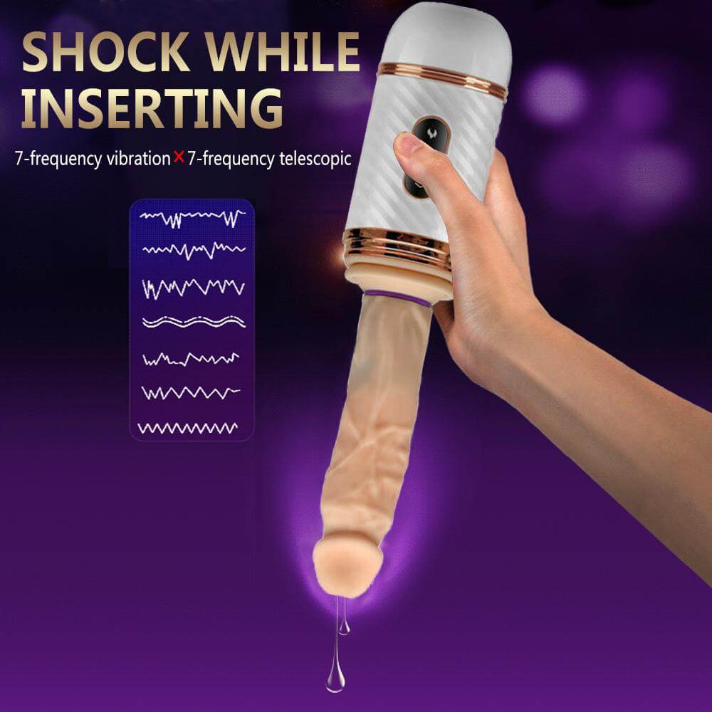 LUSTY AGE Remote Control Heating Telescopic Automatic Sex Machine G-bliss O-maker Toy - Image 4