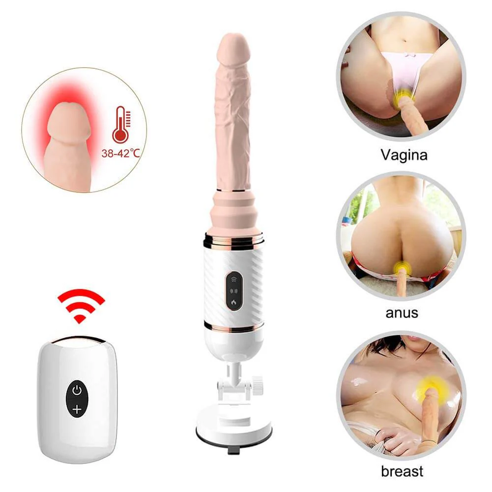 LUSTY AGE Remote Control Heating Telescopic Automatic Sex Machine G-bliss O-maker Toy - Image 6