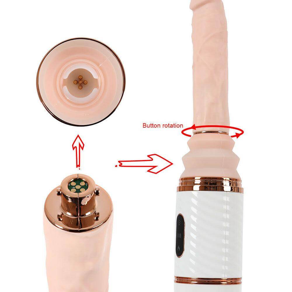LUSTY AGE Remote Control Heating Telescopic Automatic Sex Machine G-bliss O-maker Toy - Image 8
