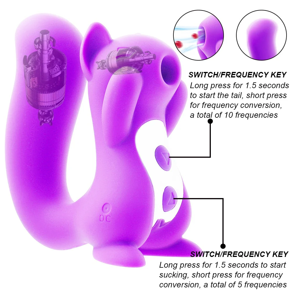Squirrel Sucking Women Dildo Vibrator - Image 3