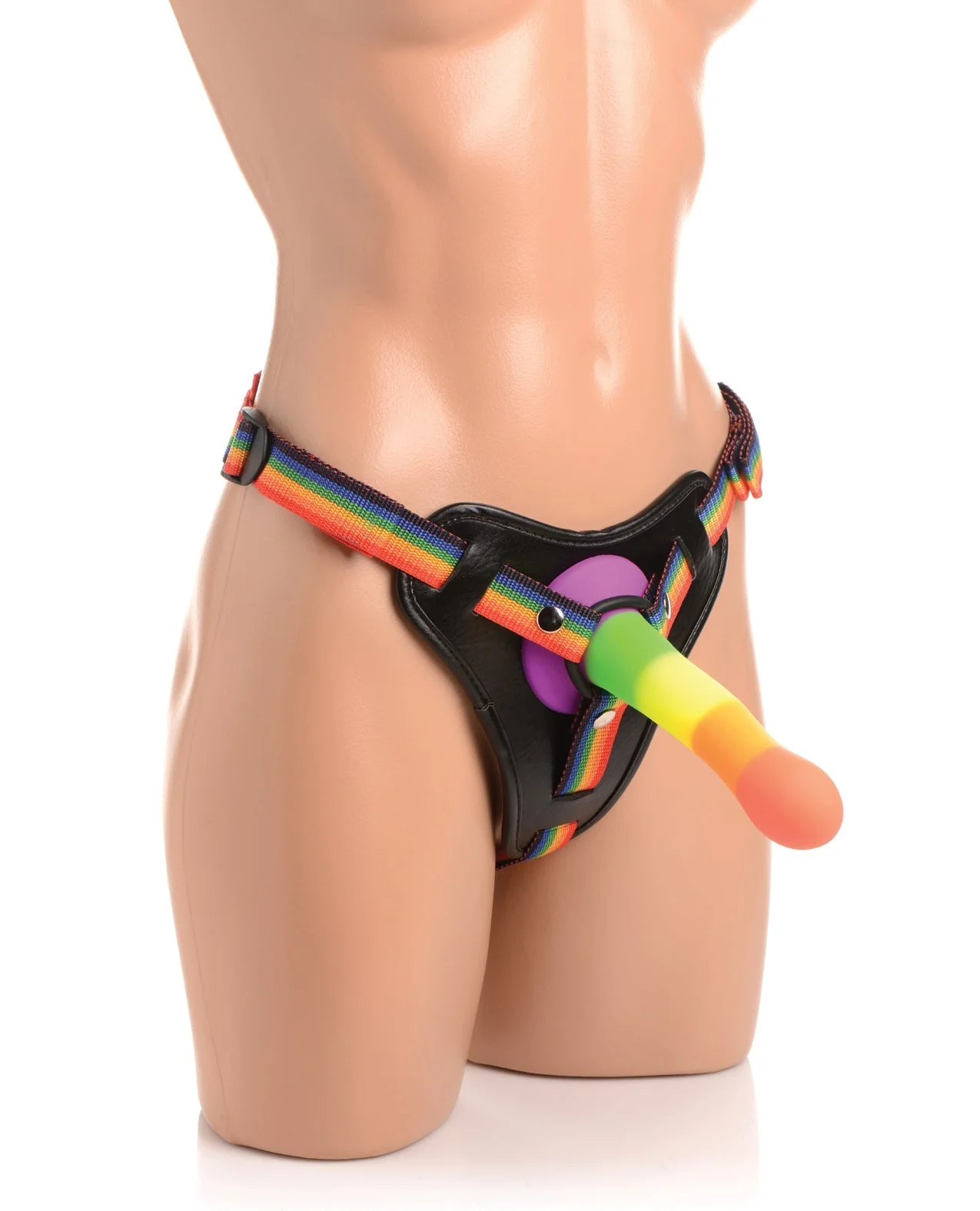 Strap U Take the Rainbow Universal Harness - Rainbow - Image 2