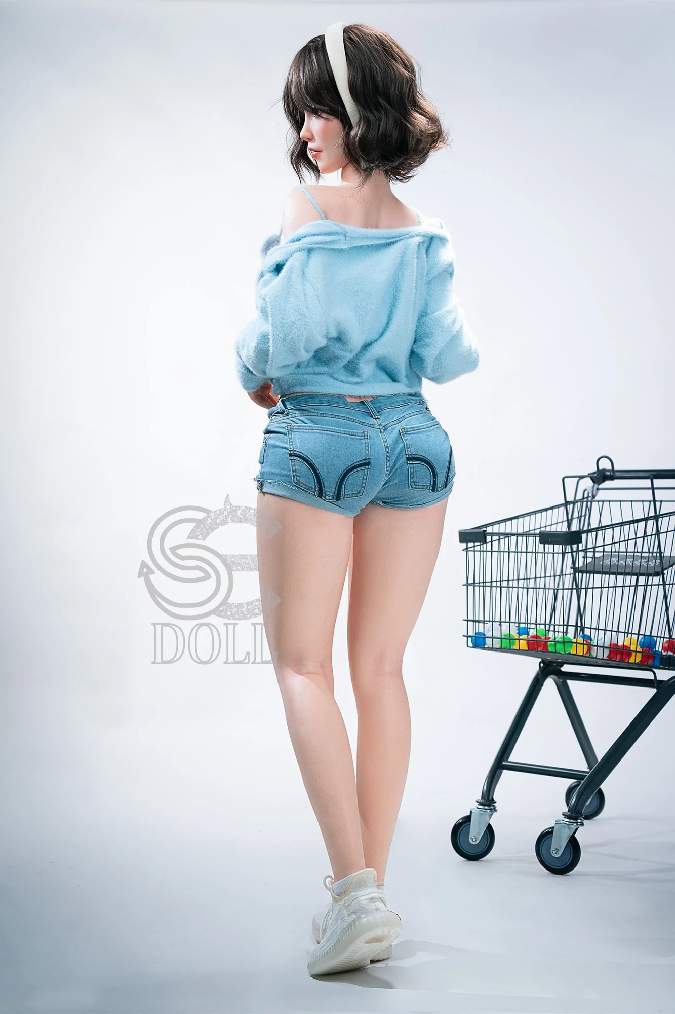 T161cm/5ft3 C-cup Real Skin Texture Silicone Sex Doll SES056 Head#021SC - Sylvia.A - Image 4
