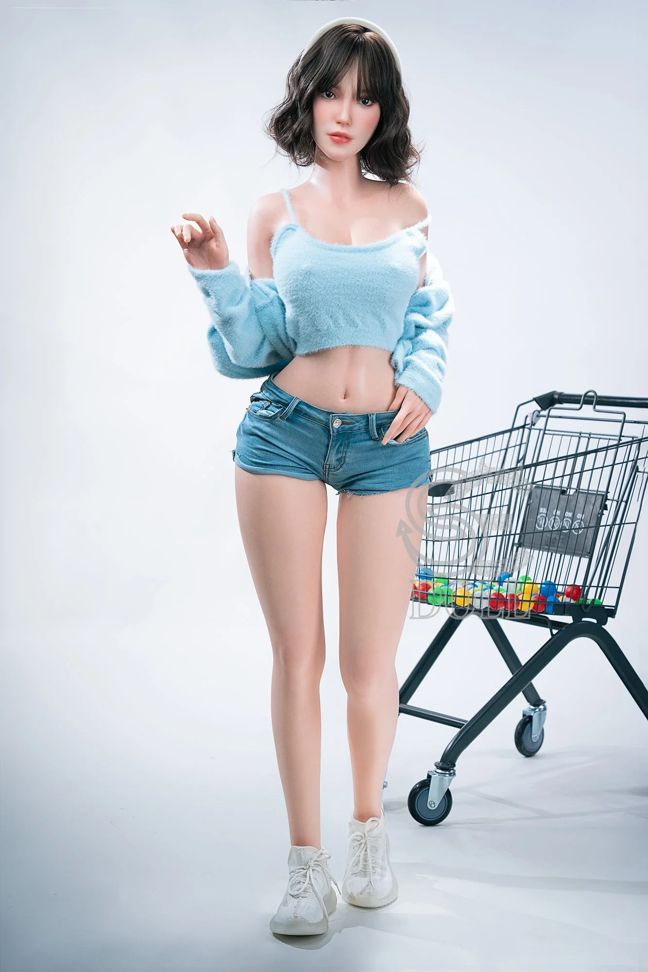 T161cm/5ft3 C-cup Real Skin Texture Silicone Sex Doll SES056 Head#021SC - Sylvia.A - Image 5