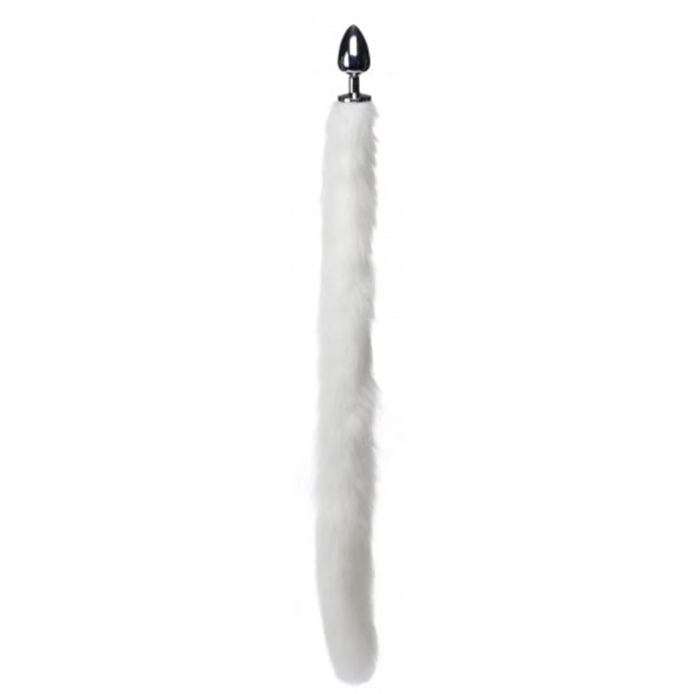Extra Long Arctic Mink Tail Plug - Image 3