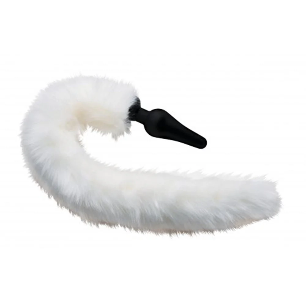White Fox Tail and Ears Set - Image 2