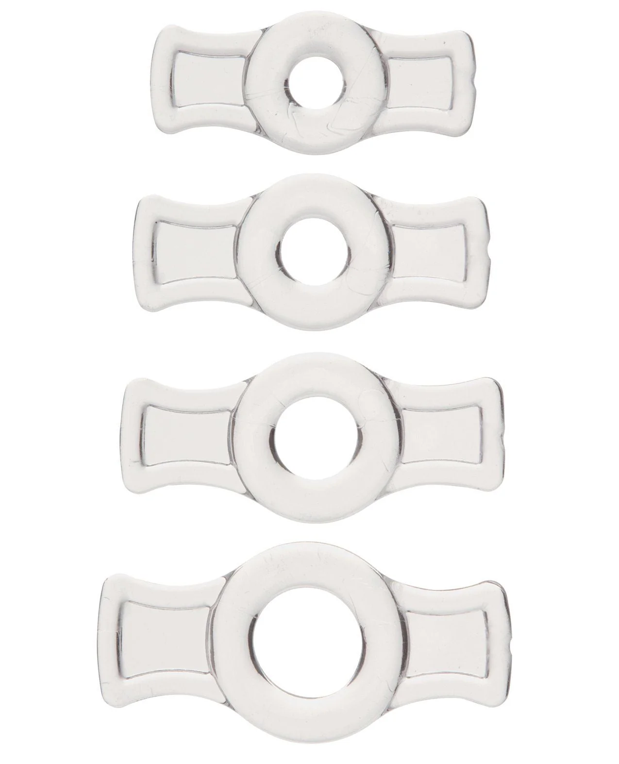 Titanmen Tools Cock Ring Set - Clear - Image 2