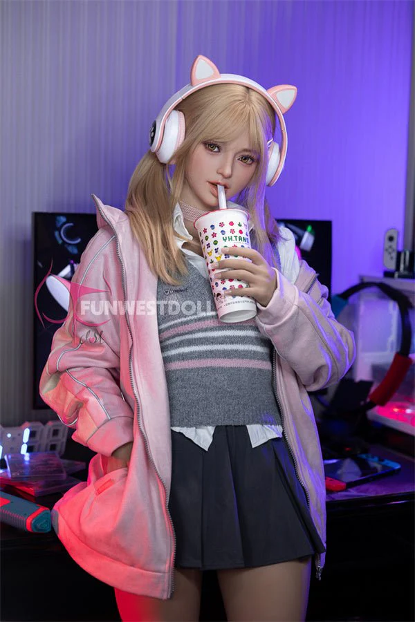 US In Stock - 159cm/5ft3 A-cup American Cosplay TPE Sex Doll - #038 Natural Alice - Image 2