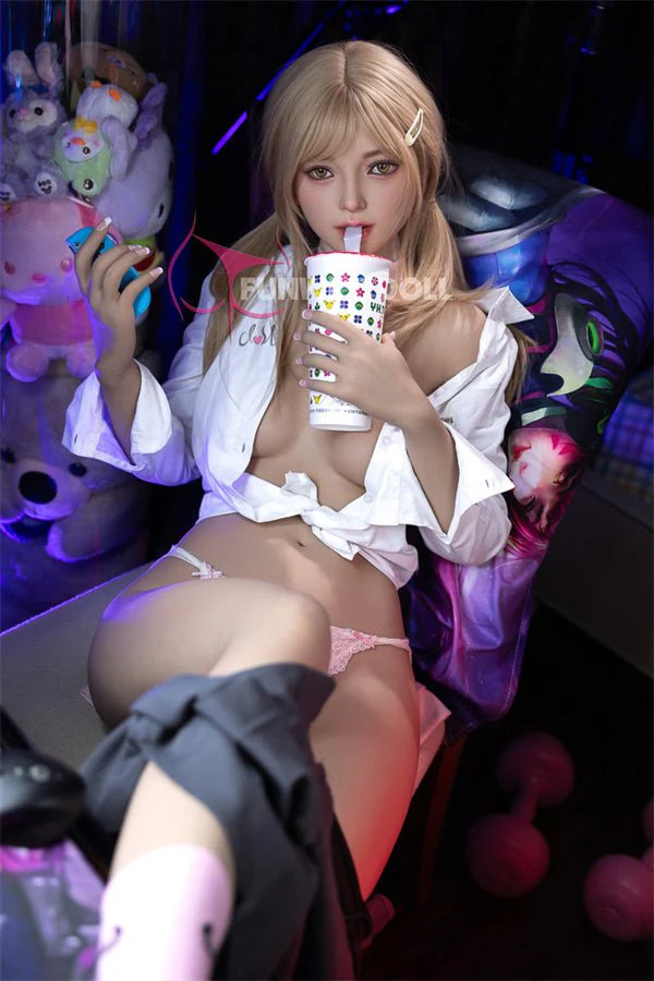 US In Stock - 159cm/5ft3 A-cup American Cosplay TPE Sex Doll - #038 Natural Alice - Image 23