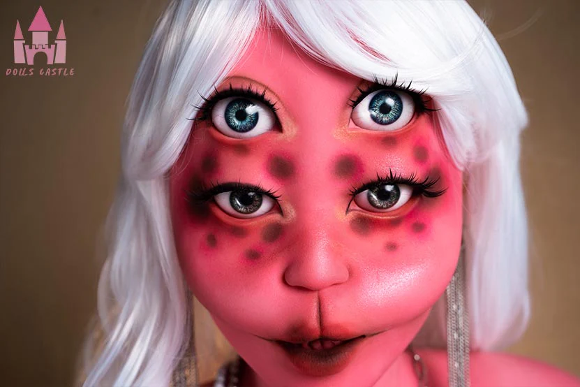 US In Stock - 162cm/5ft4 P-Cup Pink Skin Hentai Demon Sex Doll #A15 - Carol - Image 4