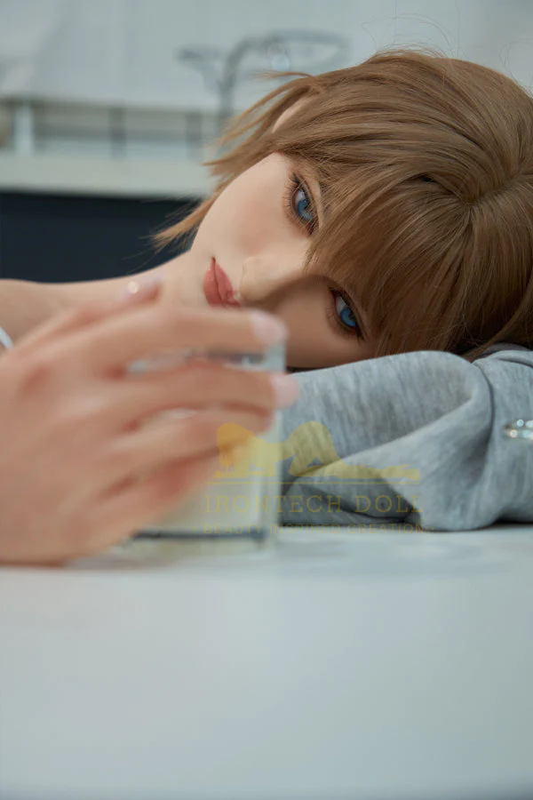 US In Stock - 166cm/5ft5 D-cup Tomboy Sex Doll Short Hair Silicone Sex Doll S45 - Tina - Image 8