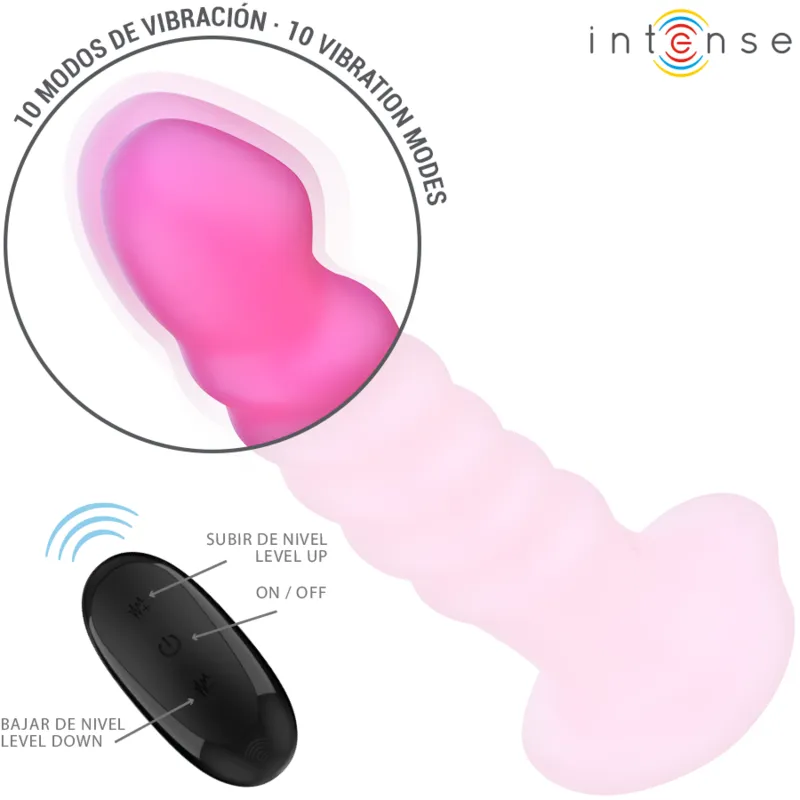 Vibrateur Rose Silicone Étanche Télécommande - Image 5