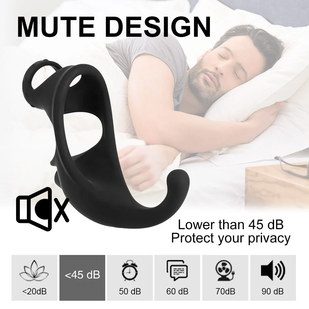 Vibrating Dual Penis Ring with Taint Teaser - Image 6