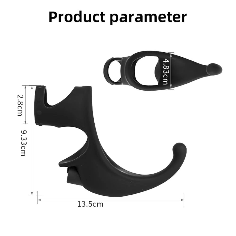 Vibrating Dual Penis Ring with Taint Teaser - Image 9
