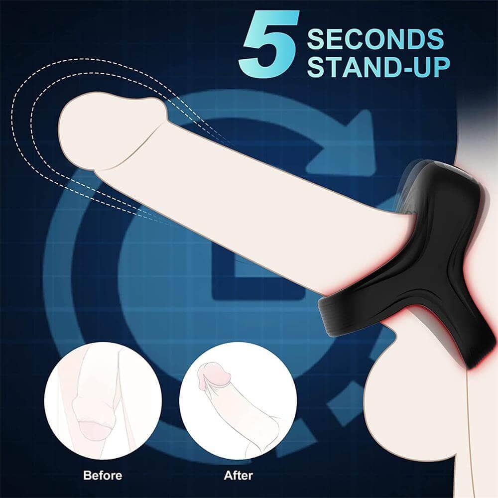 Vibrating Penis Ring for Men Erection Support - Image 4