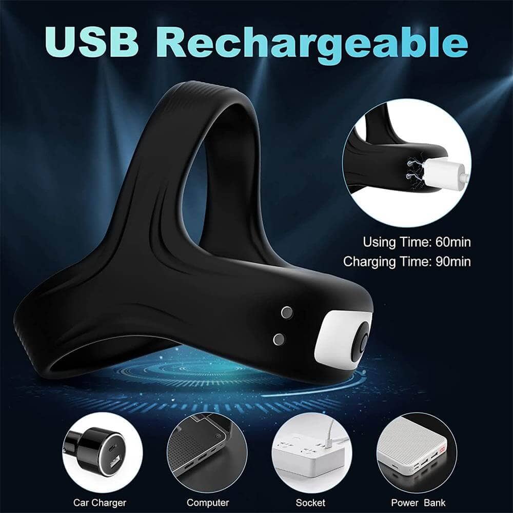 Vibrating Penis Ring for Men Erection Support - Image 7