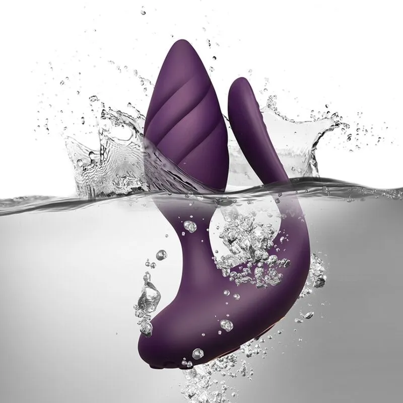 Vibromasseur Couple Silicone Télécommandé Étanche - Image 6