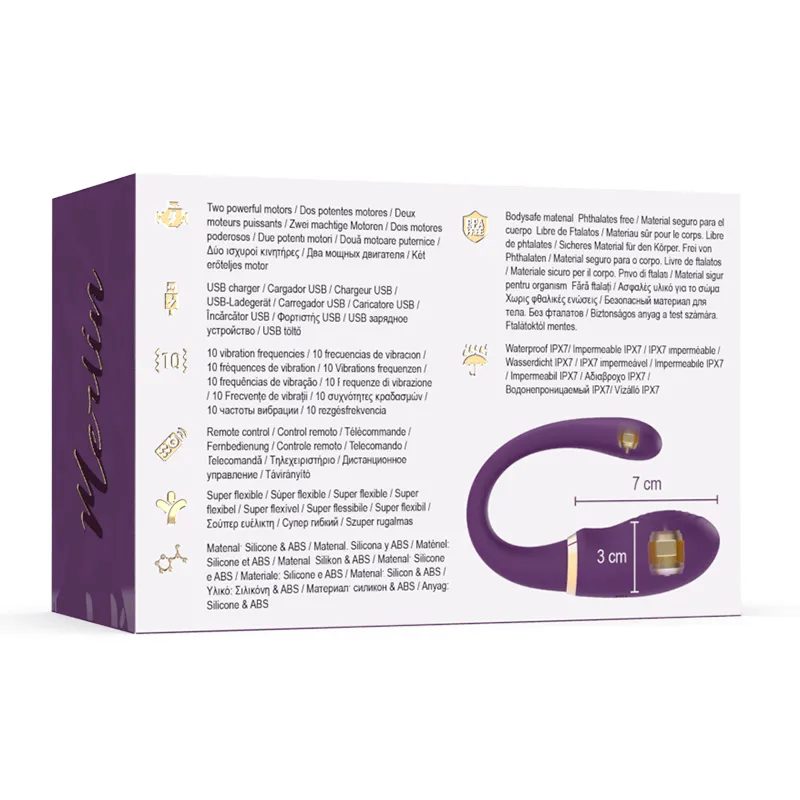 Vibromasseur Double Pénétration Silicone Télécommandé - Image 3