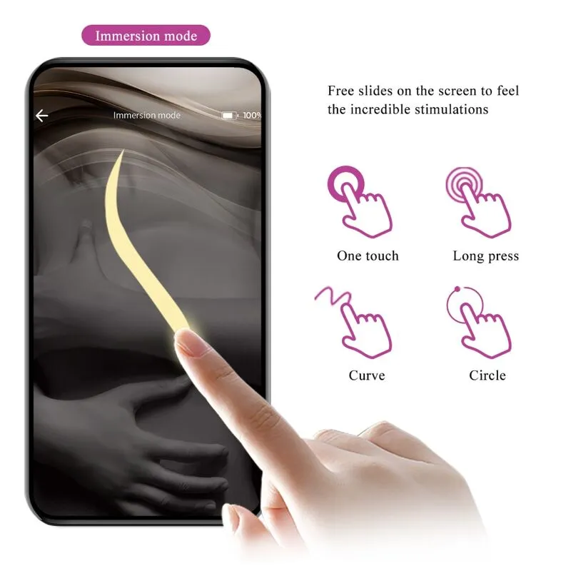 Vibromasseur Électrique Contrôlé Par Application - Image 3