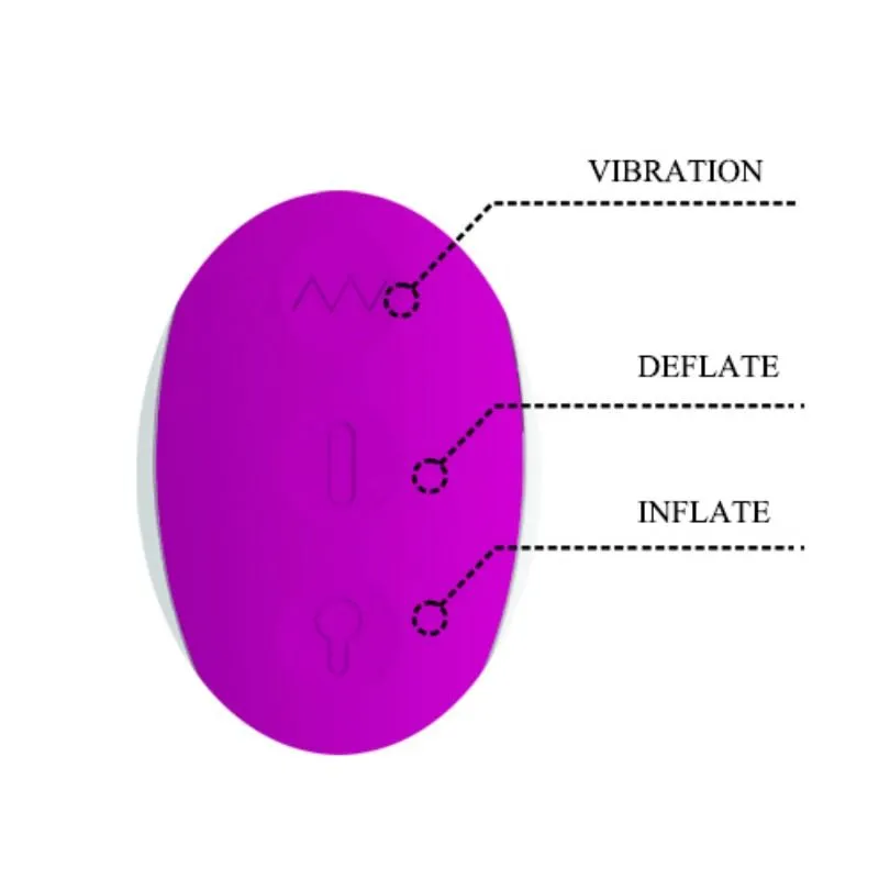 Vibromasseur Gonflable Silicone Multi-Vibrations - Image 6