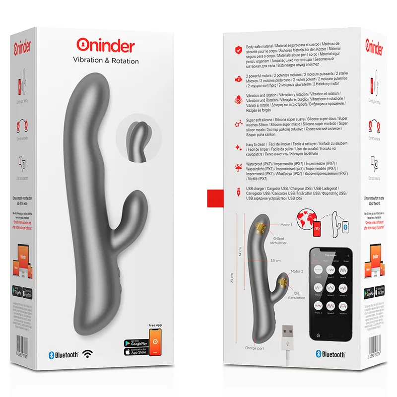 Vibromasseur Silicone Double Stimulation Étanche Contrôlable Application - Image 2