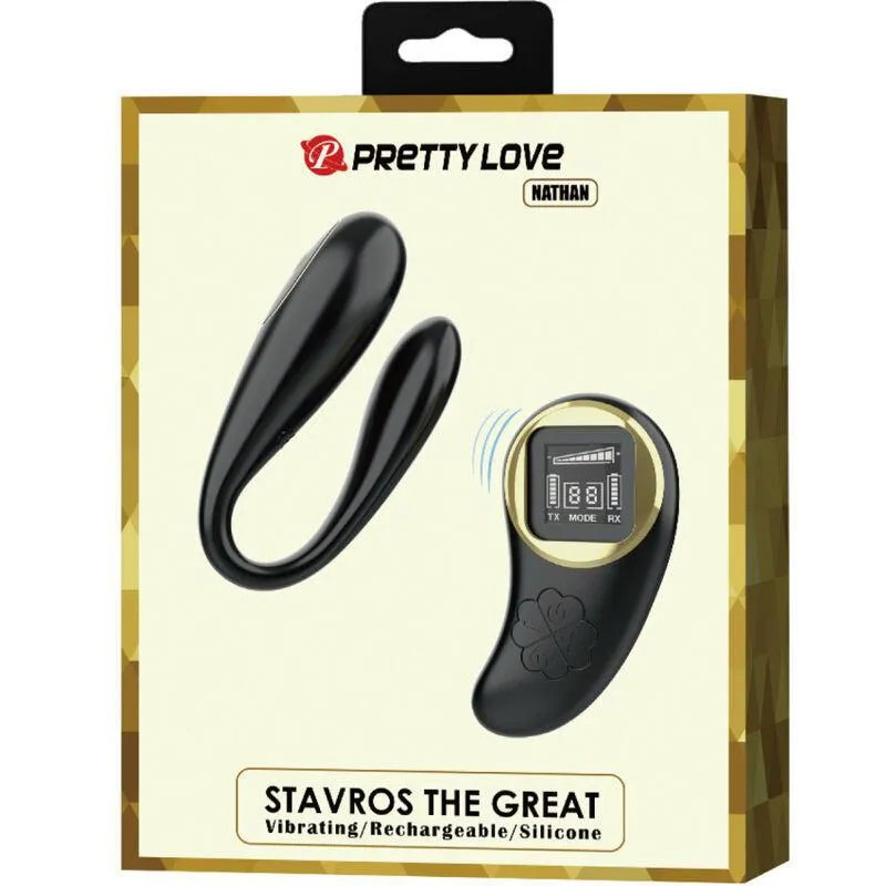 Vibromasseur Silicone Noir Télécommande Couples - Image 2
