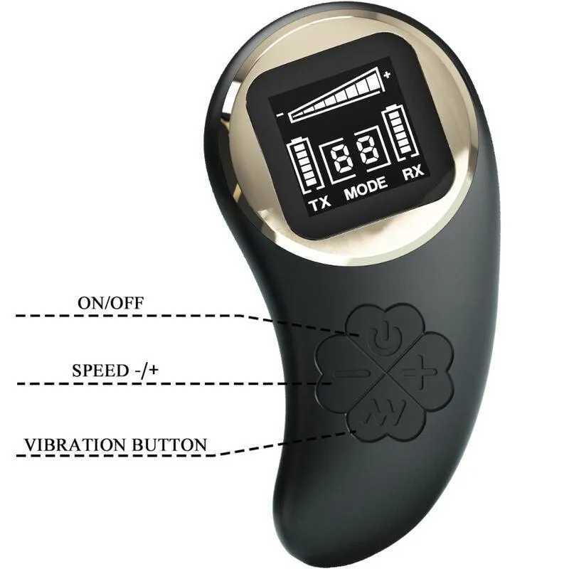 Vibromasseur Silicone Noir Télécommande Couples - Image 3