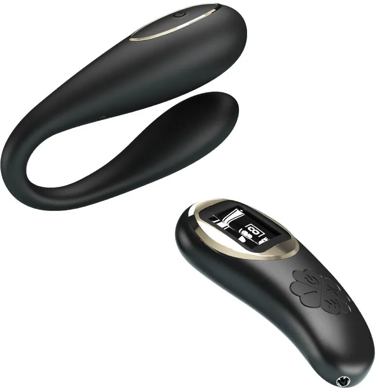Vibromasseur Silicone Noir Télécommande Couples - Image 6