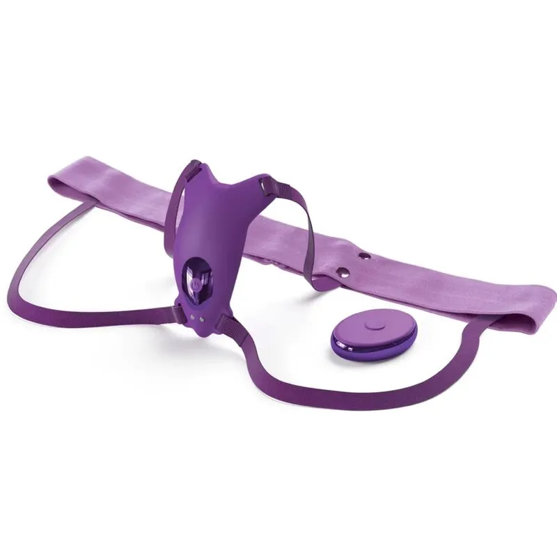 Vibromasseur Strap-On Télécommandé Silicone Rechargeable - Image 2