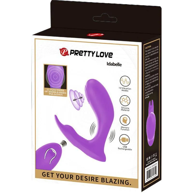Vibromasseur Télécommandé Silicone Violet Rechargeable - Image 2