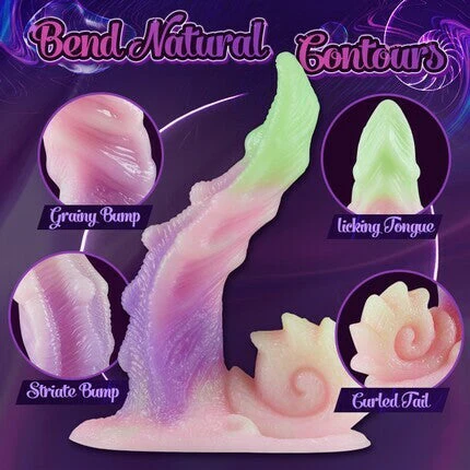 Coke 7.48 Inch Rainbow Dildo with Suction Cup - Image 2